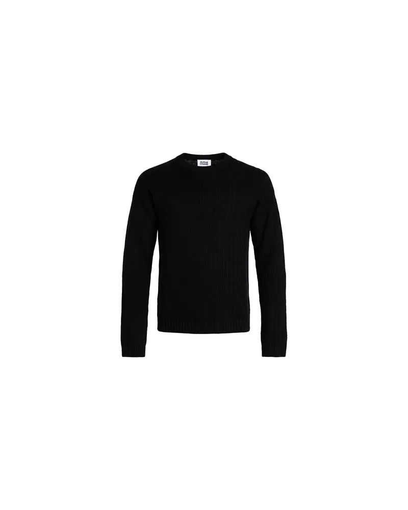 Alpha Studio STRICKWAREN - Pulloverauf YOOX.COM Schwarz