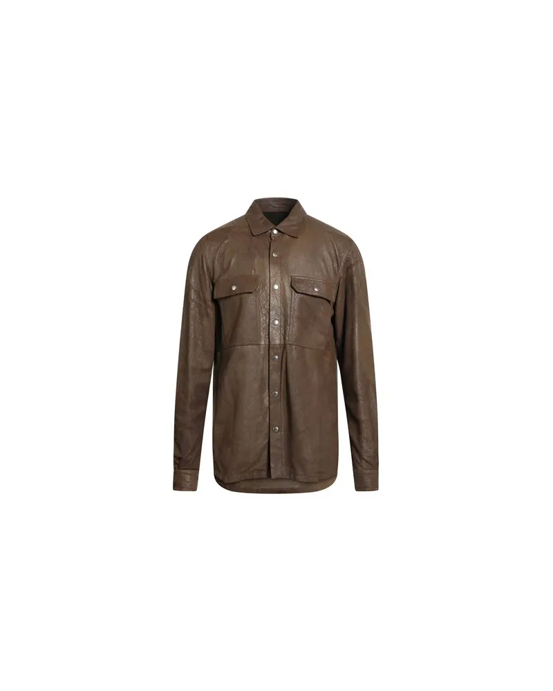 Rick Owens TOPS - Hemdenauf YOOX.COM Khaki