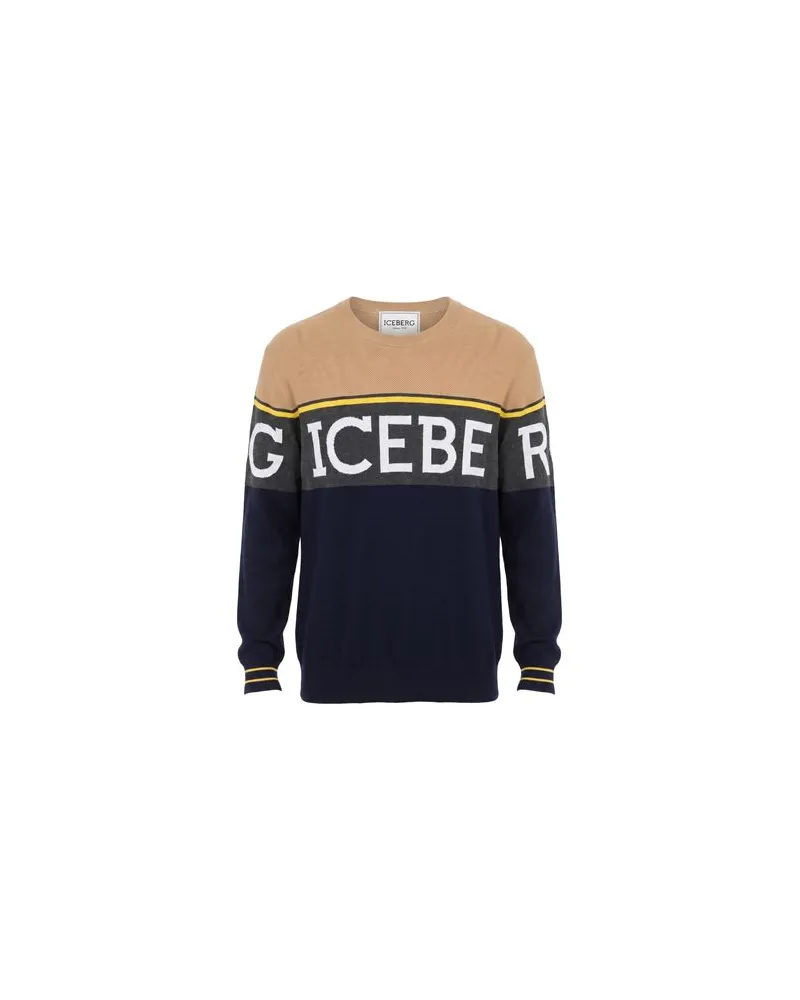 Iceberg STRICKWAREN - Pulloverauf YOOX.COM Marineblau