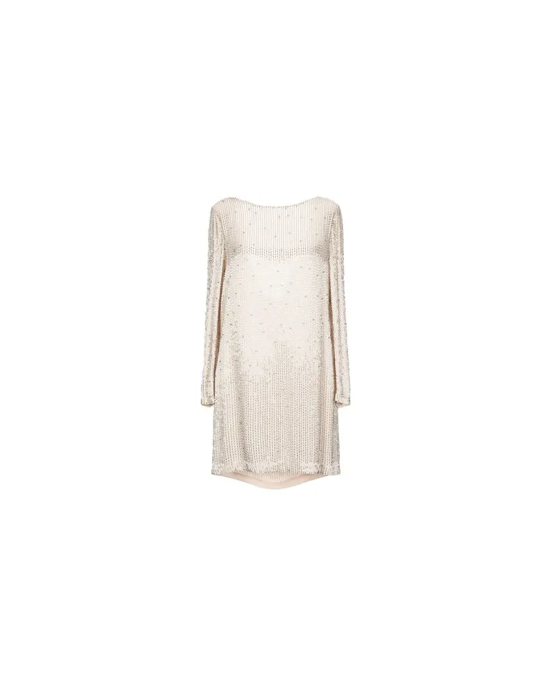 Elisabetta Franchi KLEIDER - Mini-Kleiderauf YOOX.COM Beige