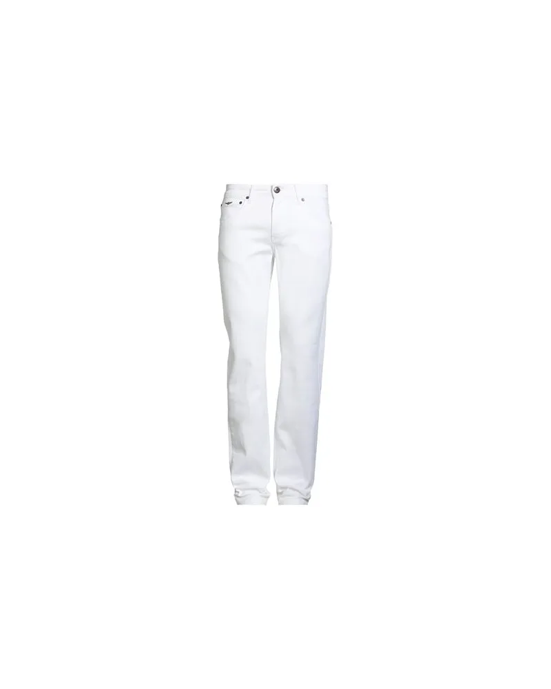 Aeronautica Militare HOSEN & RÖCKE - Jeanshosenauf YOOX.COM Elfenbein
