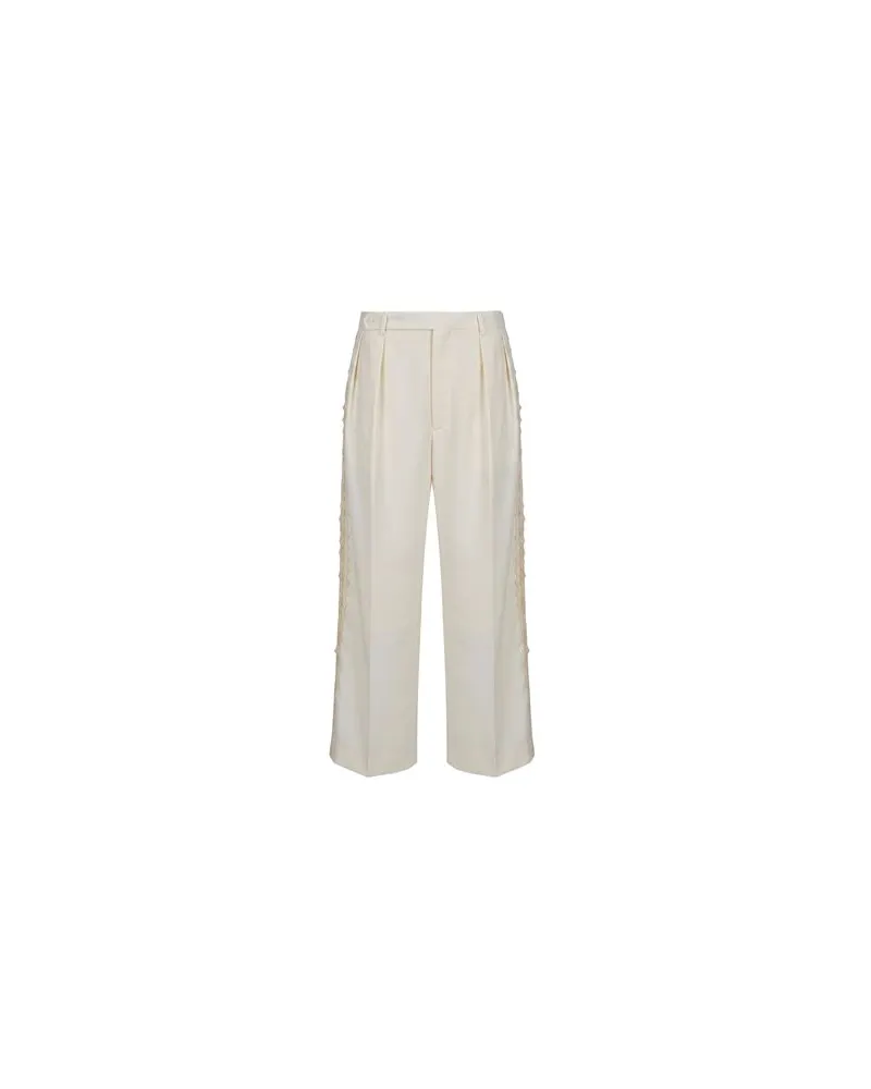 BODE HOSEN & RÖCKE - Hosenauf YOOX.COM Cremeweiß