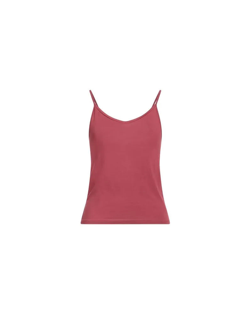 Majestic TOPS - Topsauf YOOX.COM Ziegelrot