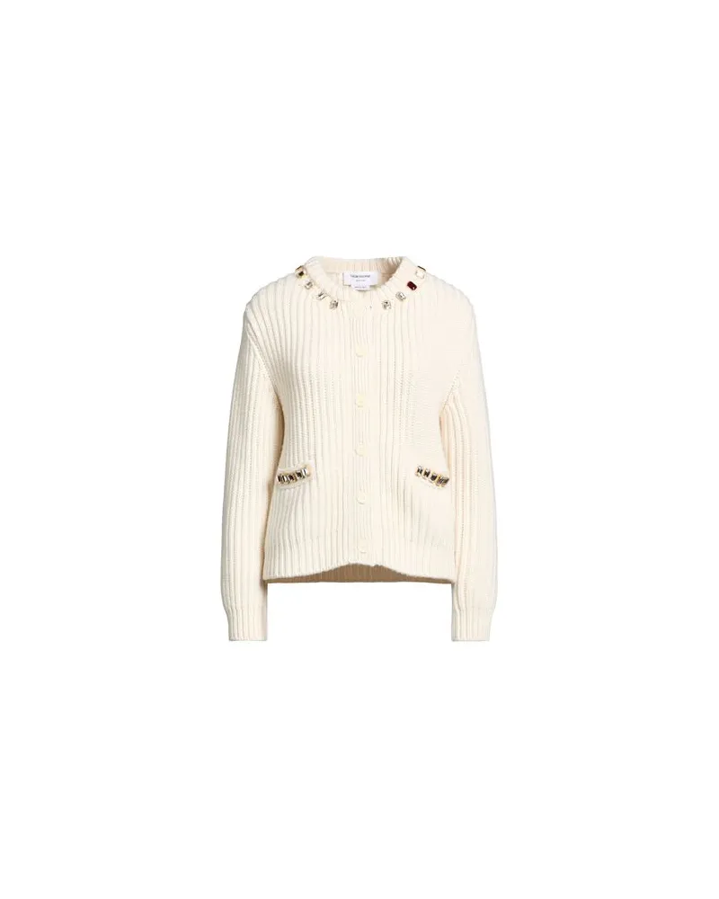 Thom Browne STRICKWAREN - Strickjackenauf YOOX.COM Cremeweiß