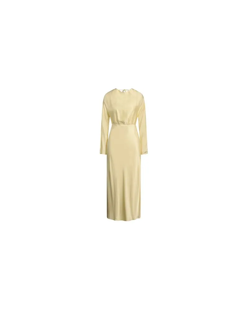 Calvin Klein KLEIDER - Maxi-Kleiderauf YOOX.COM Pastellgelb