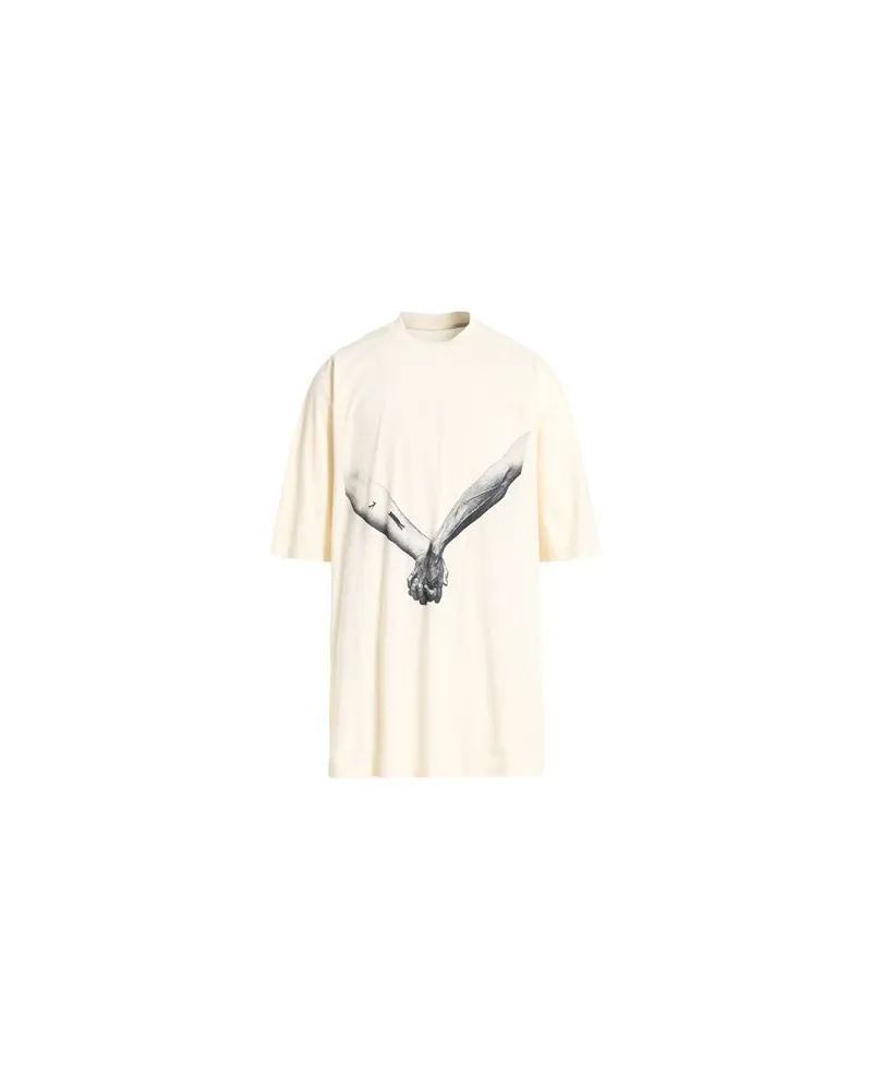 Rick Owens TOPS - T-shirtsauf YOOX.COM Cremeweiß