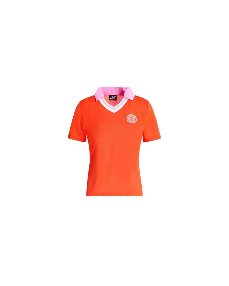 EA7 TOPS - Poloshirtsauf YOOX.COM Orange