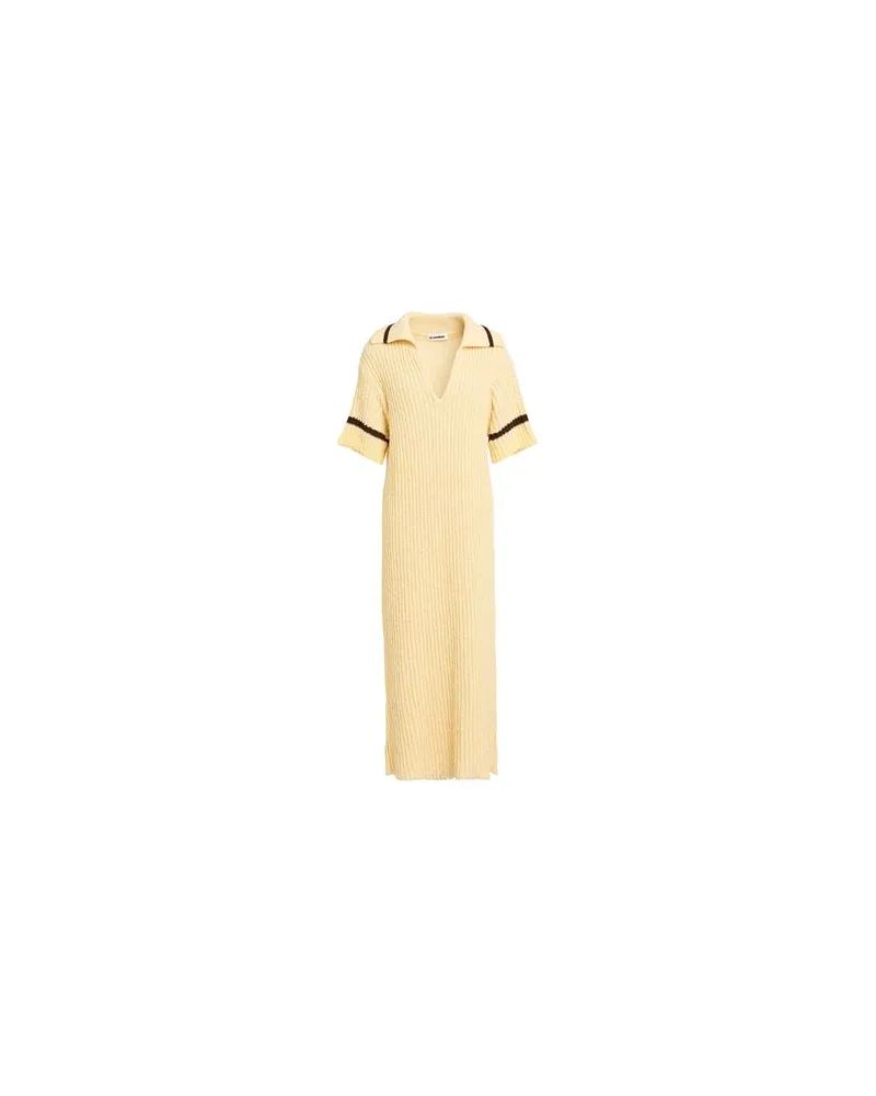 Jil Sander KLEIDER - Midi-Kleiderauf YOOX.COM Pastellgelb
