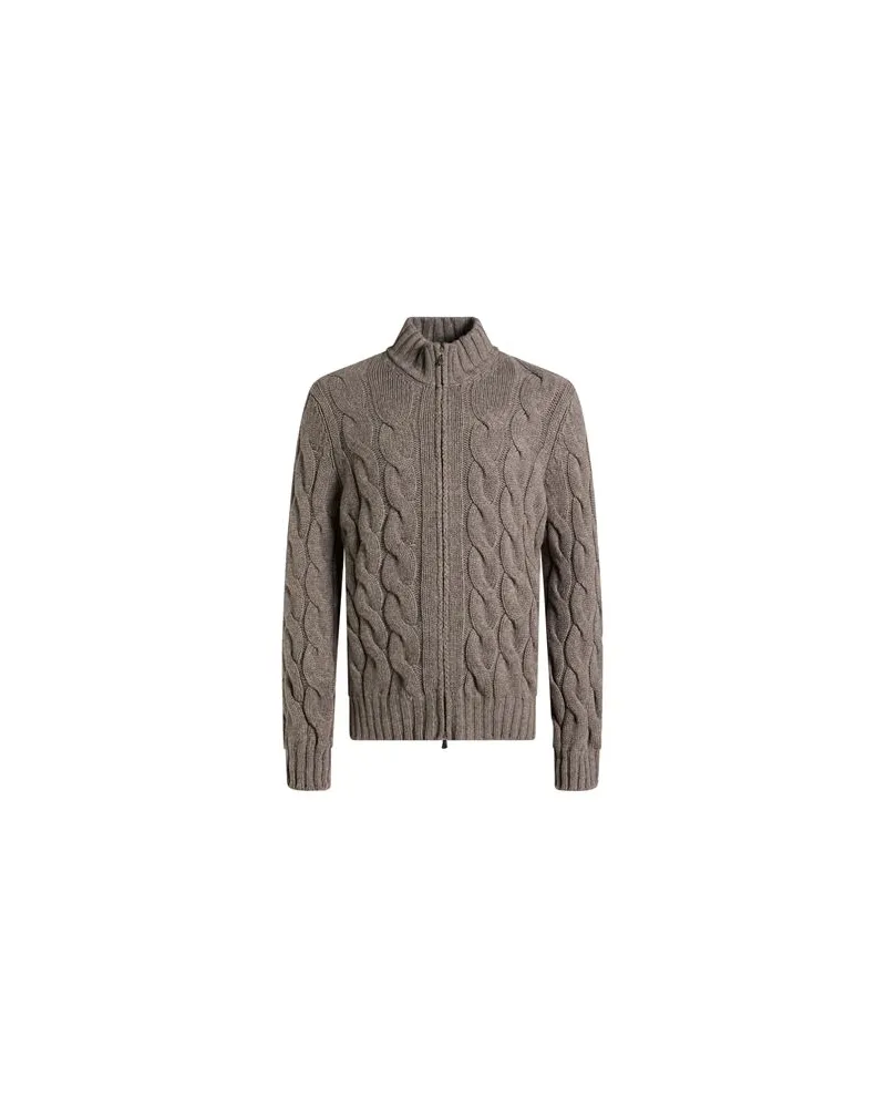 Gran Sasso STRICKWAREN - Strickjackenauf YOOX.COM Maulwurfsgrau