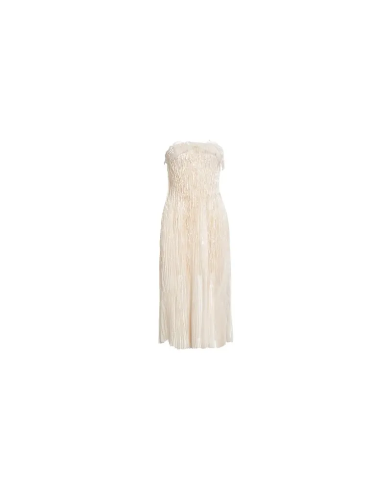 Ermanno Scervino KLEIDER - Midi-Kleiderauf YOOX.COM Cremeweiß