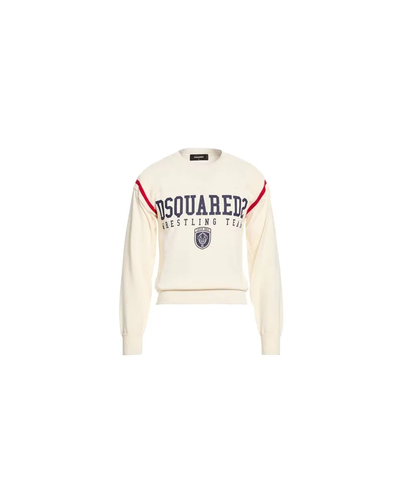 Dsquared2 STRICKWAREN - Pulloverauf YOOX.COM Elfenbein