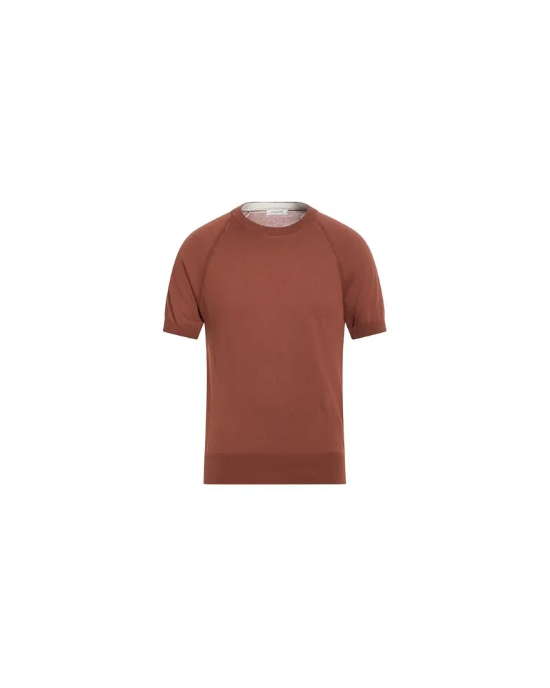 Paolo Pecora Milano STRICKWAREN - Pulloverauf YOOX.COM Braun