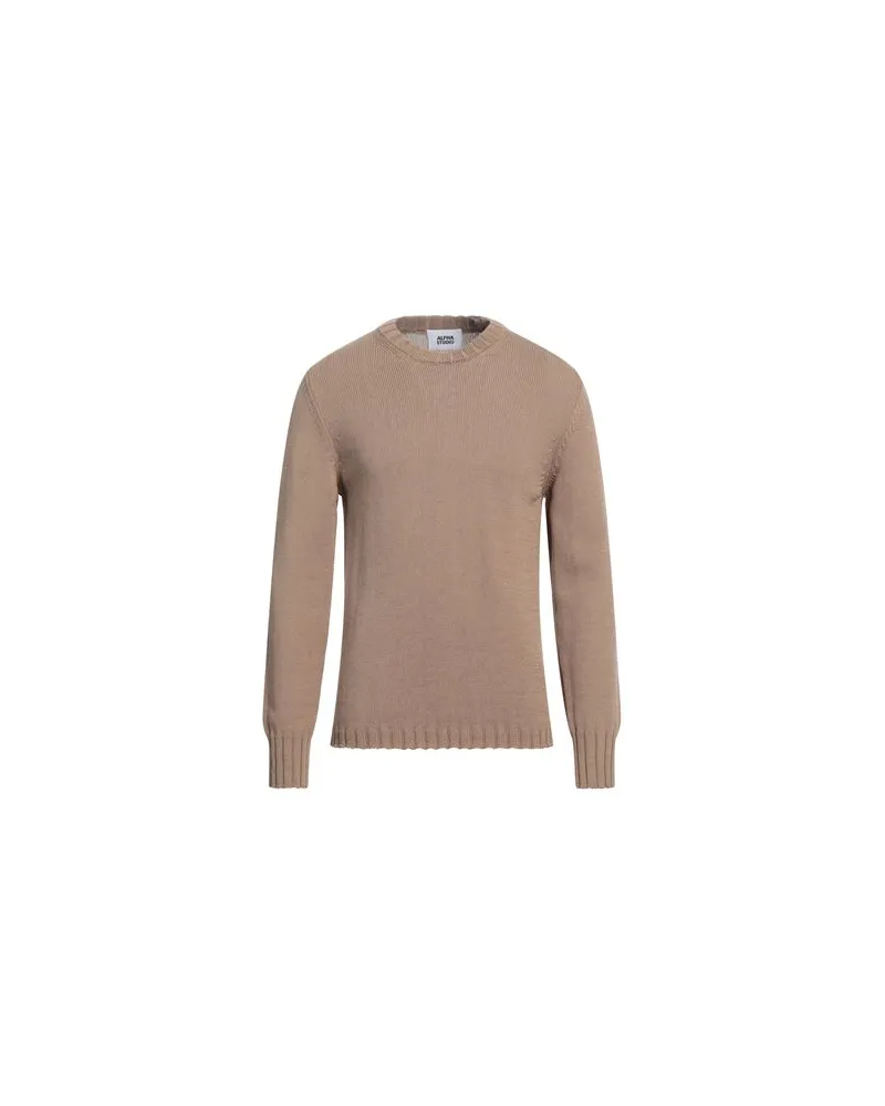 Alpha Studio STRICKWAREN - Pulloverauf YOOX.COM Braun