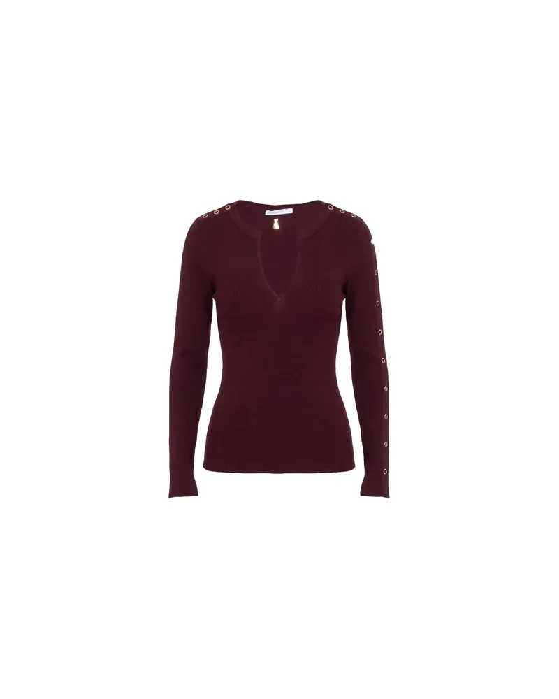 Patrizia Pepe STRICKWAREN - Pulloverauf YOOX.COM Bordeaux