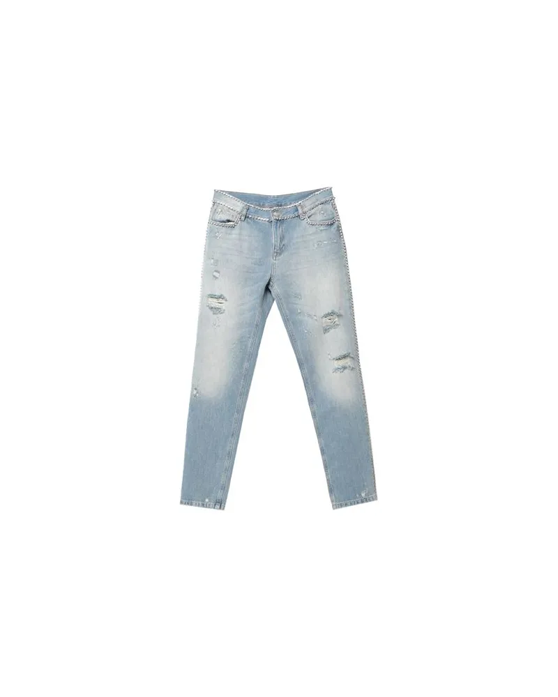 My Twin Twinset HOSEN & RÖCKE - Jeanshosenauf YOOX.COM Blau