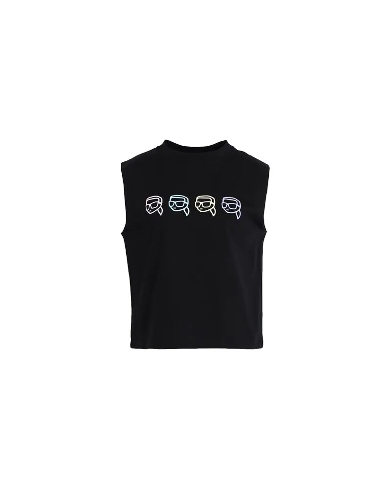 Karl Lagerfeld IKONIK 2.0 OUTLINE TANK  - TOPS - T-shirtsauf YOOX.COM Schwarz