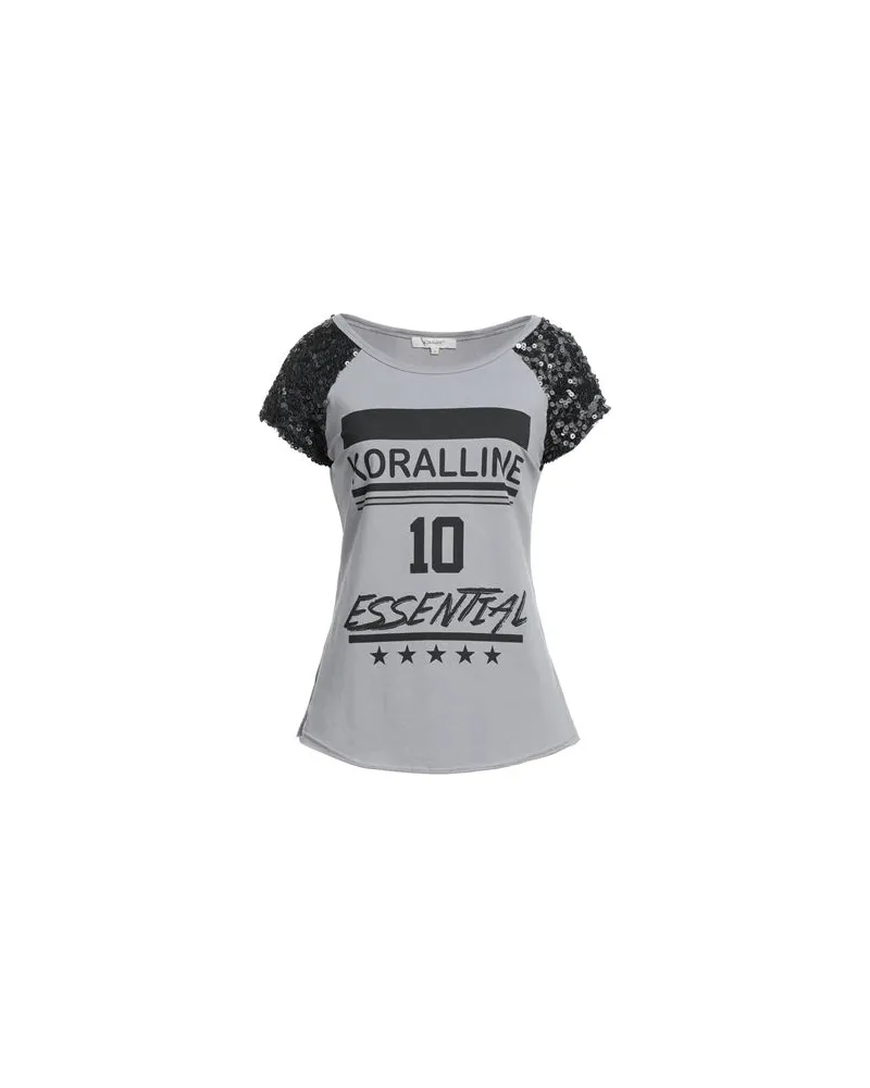 KORALLINE TOPS - T-shirtsauf YOOX.COM Grau