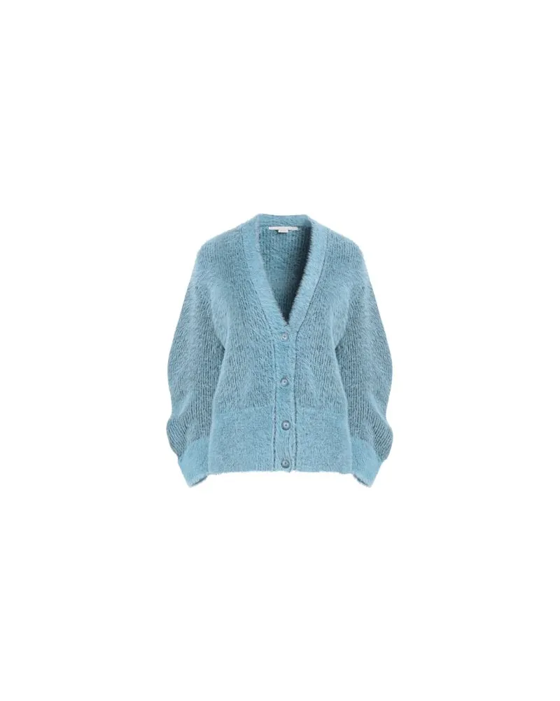 Stella McCartney STRICKWAREN - Strickjackenauf YOOX.COM Azurblau