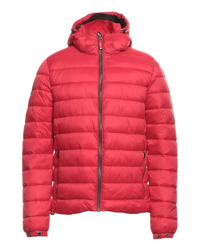 Superdry. Pufferjacke & Daunenjacke Rot