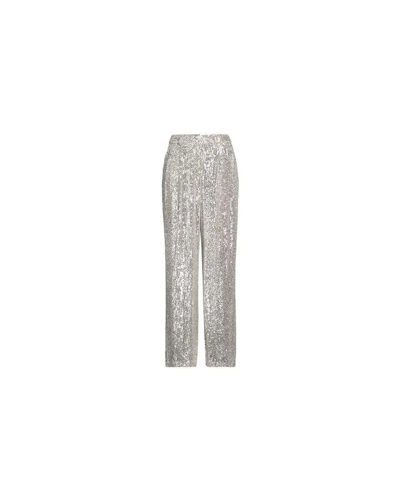 HAVEONE HOSEN & RÖCKE - Hosenauf YOOX.COM Silber