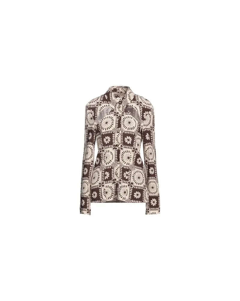 Nanushka TOPS - Hemdenauf YOOX.COM Dunkelbraun