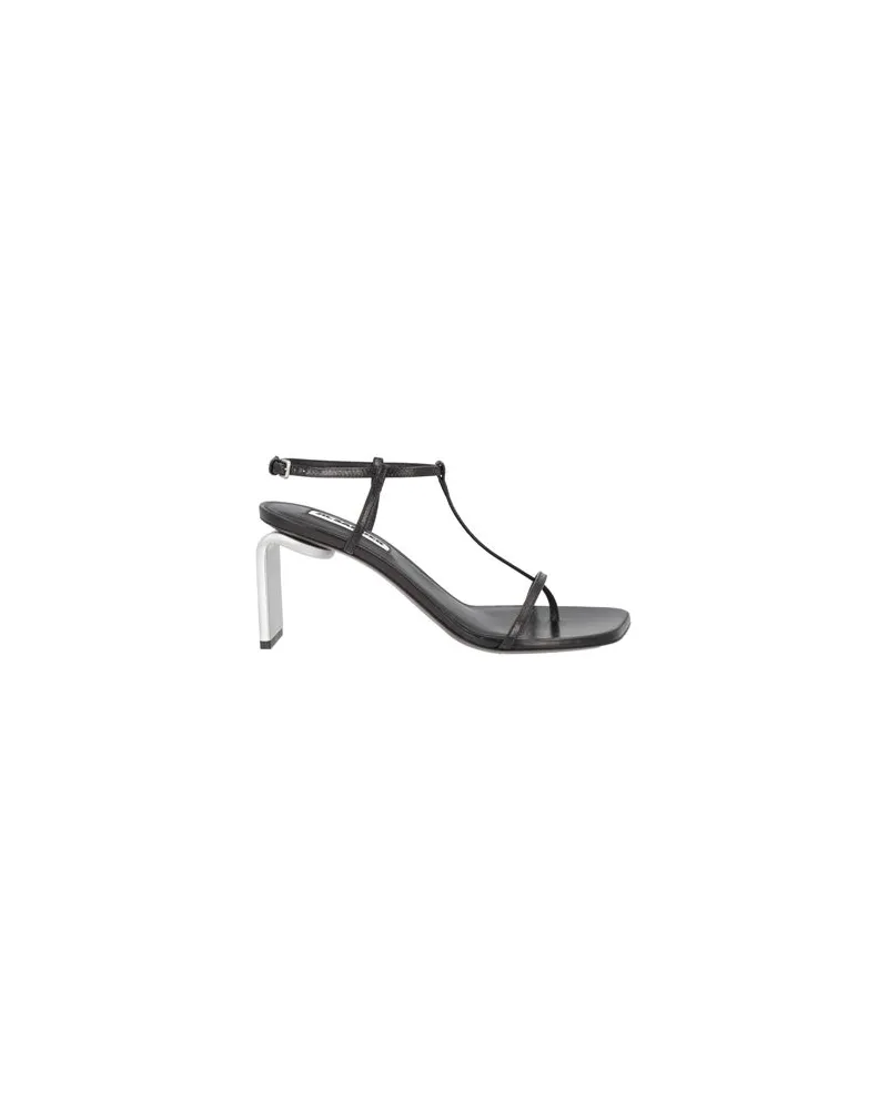 Jil Sander SCHUHE - Zehentrennerauf YOOX.COM Schwarz