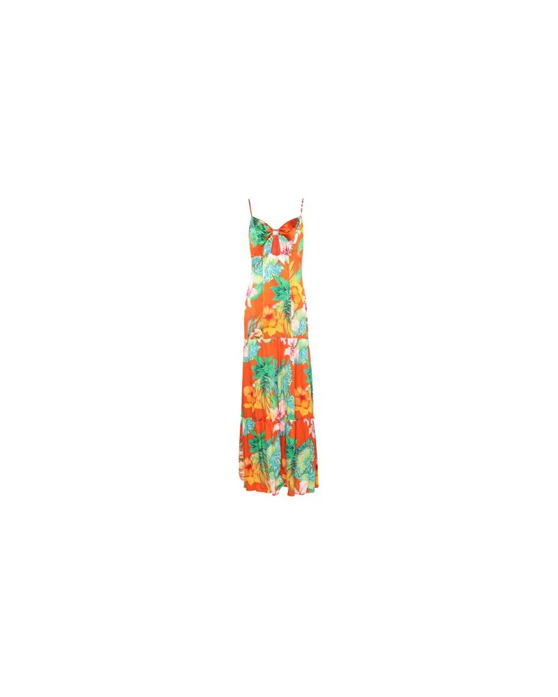 MARCIANO Los Angeles KLEIDER - Maxi-Kleiderauf YOOX.COM Orange
