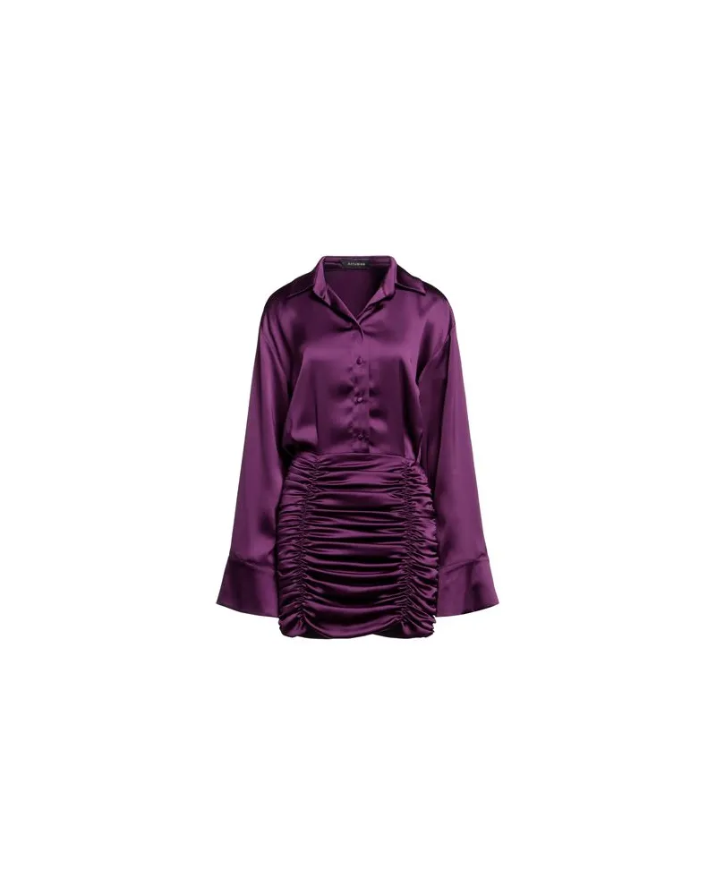 ACTUALEE KLEIDER - Mini-Kleiderauf YOOX.COM Pflaume