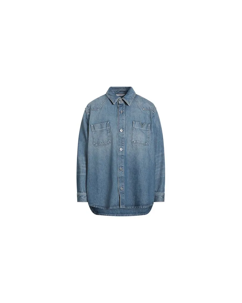 Valentino Garavani TOPS - Jeanshemdenauf YOOX.COM Blau