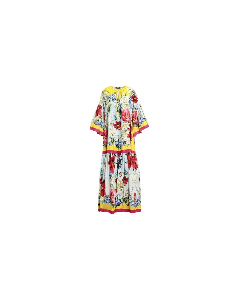 Dolce & Gabbana KLEIDER - Maxi-Kleiderauf YOOX.COM Gelb