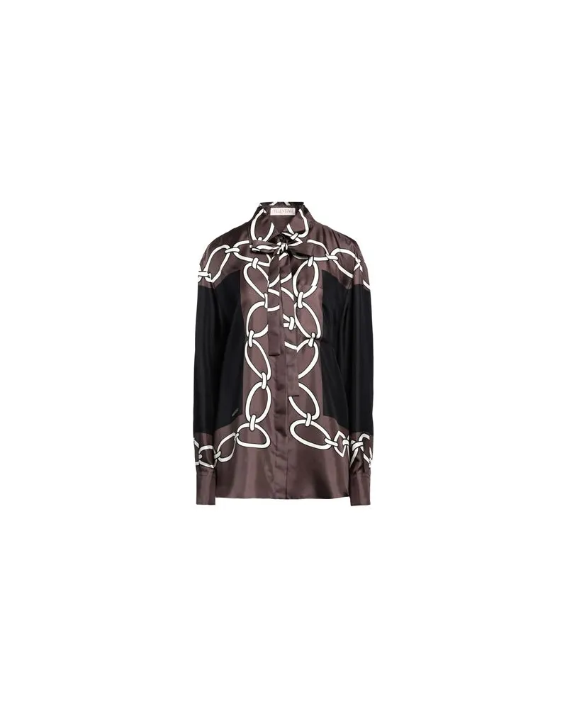 Valentino Garavani TOPS - Hemdenauf YOOX.COM Dunkelbraun