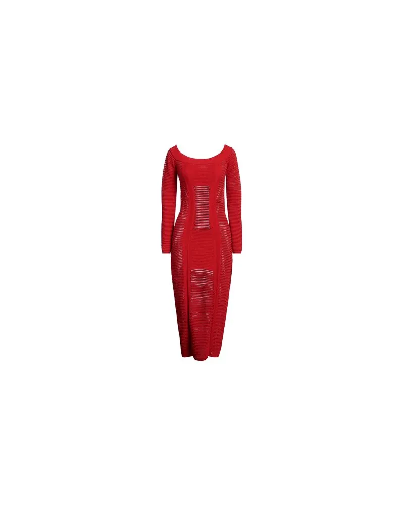 Balmain KLEIDER - Midi-Kleiderauf YOOX.COM Rot