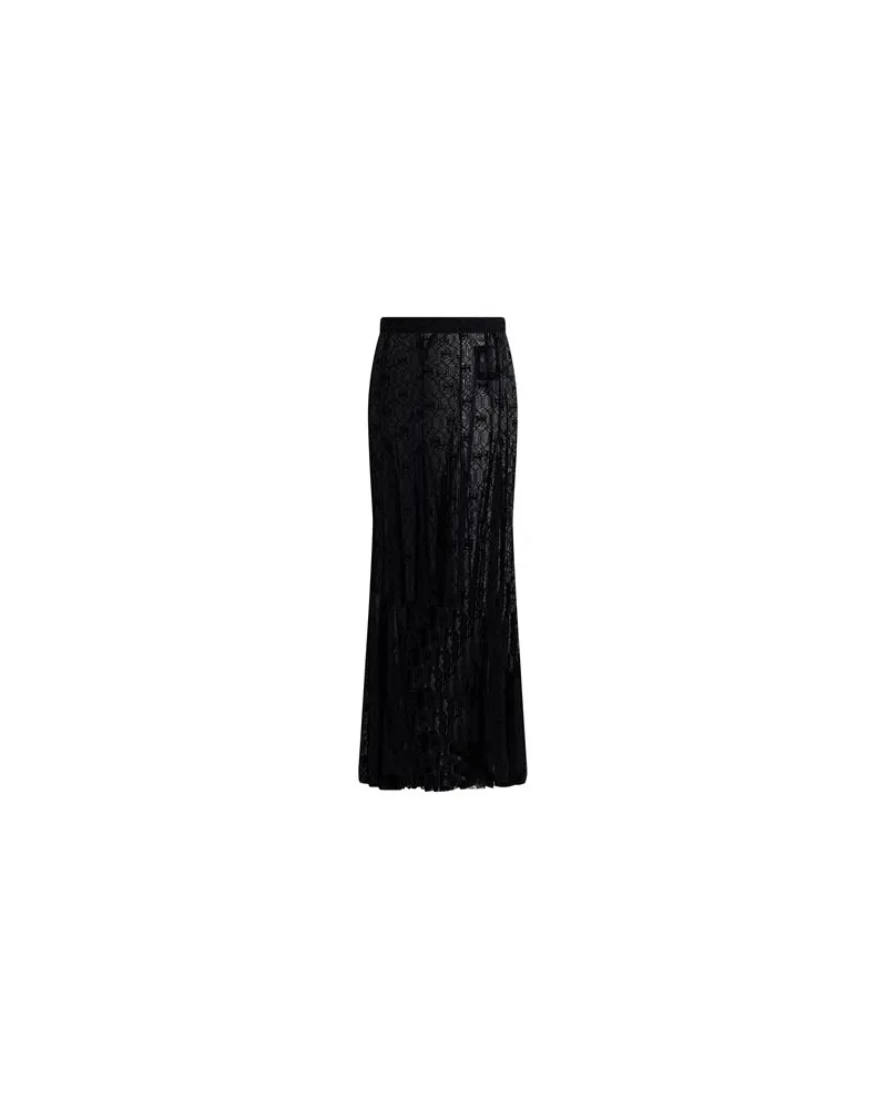Elisabetta Franchi HOSEN & RÖCKE - Maxi-Röckeauf YOOX.COM Schwarz