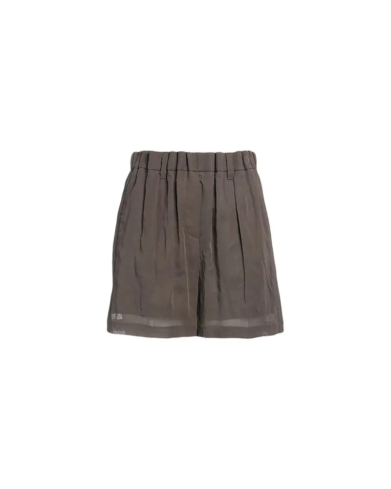 Brunello Cucinelli HOSEN & RÖCKE - Shorts & Bermudashortsauf YOOX.COM Dunkelbraun