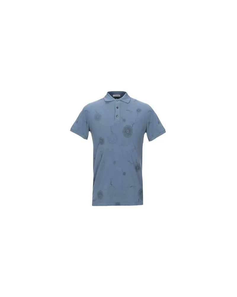 Alpha Studio TOPS - Poloshirtsauf YOOX.COM Taubenblau