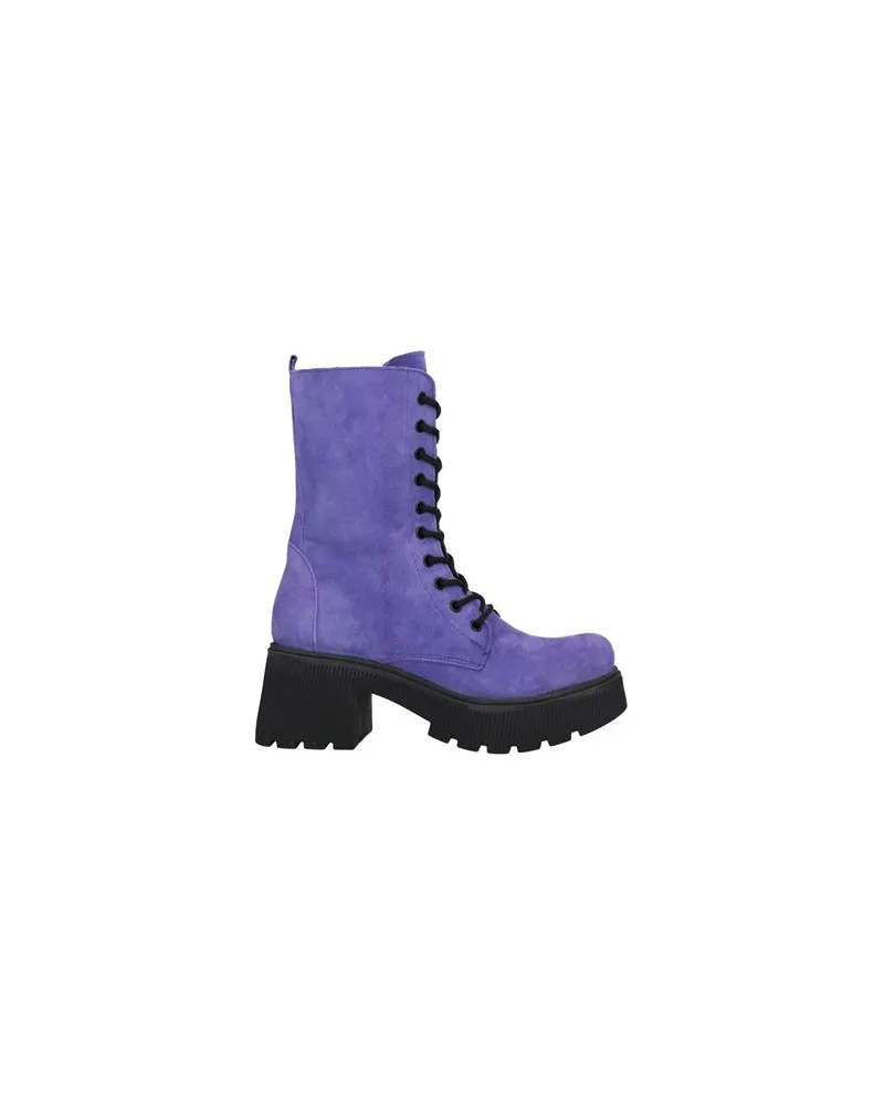 Divine Follie SCHUHE - Stiefelettenauf YOOX.COM Violett