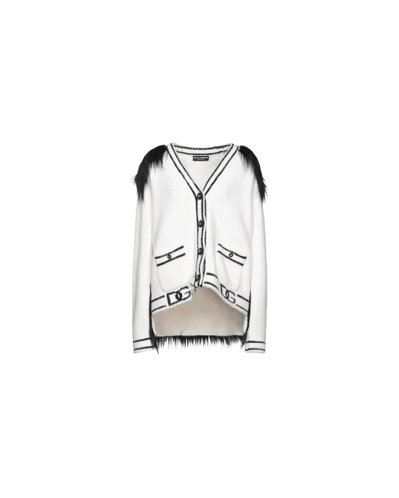 Dolce & Gabbana STRICKWAREN - Strickjackenauf YOOX.COM Weiß