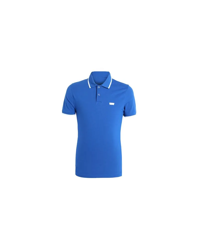 Levi's SLIM HOUSEMARK POLO - TOPS - Poloshirtsauf YOOX.COM Blau