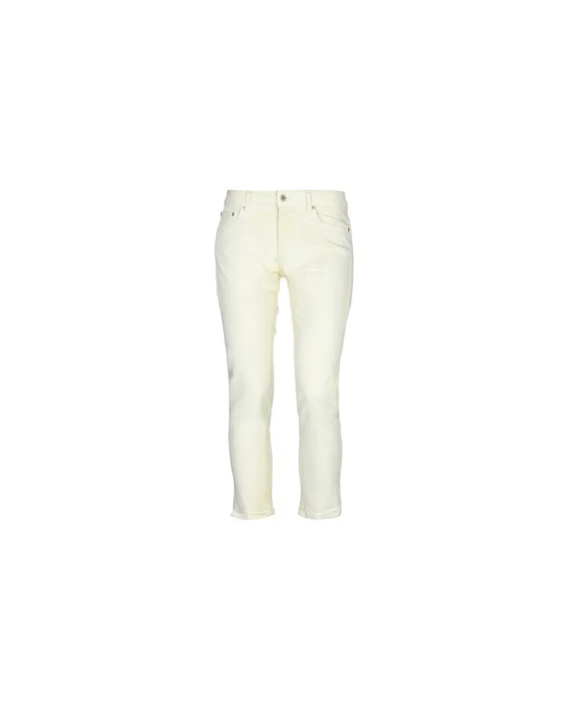 Dondup HOSEN & RÖCKE - Jeanshosenauf YOOX.COM Pastellgelb