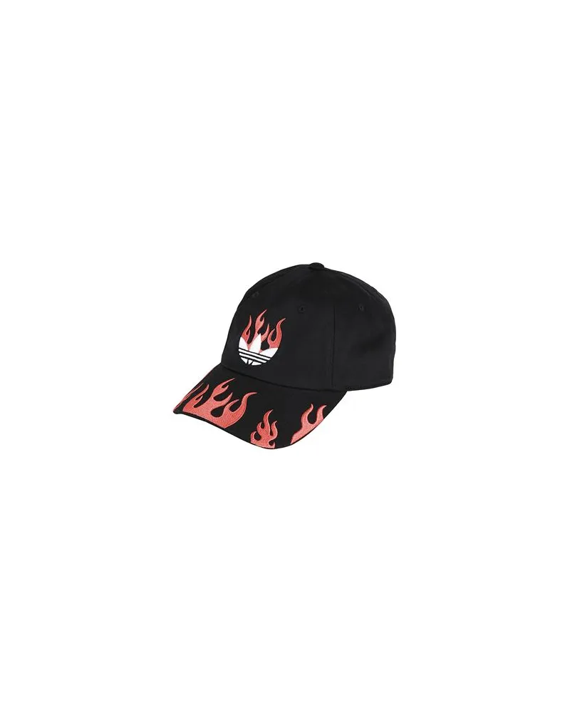 adidas FLAMES DAD CAP  - ACCESSOIRES - Mützen & Hüteauf YOOX.COM Schwarz