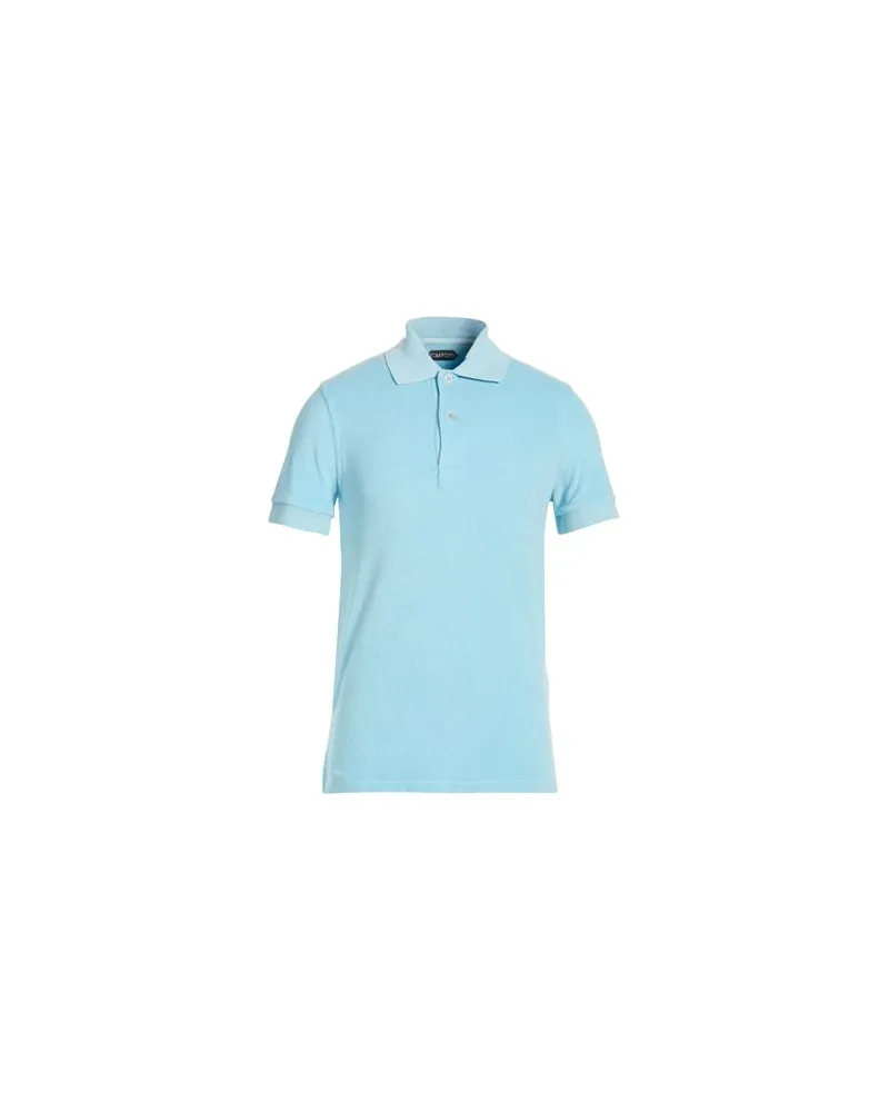 Tom Ford TOPS - Poloshirtsauf YOOX.COM Hellblau