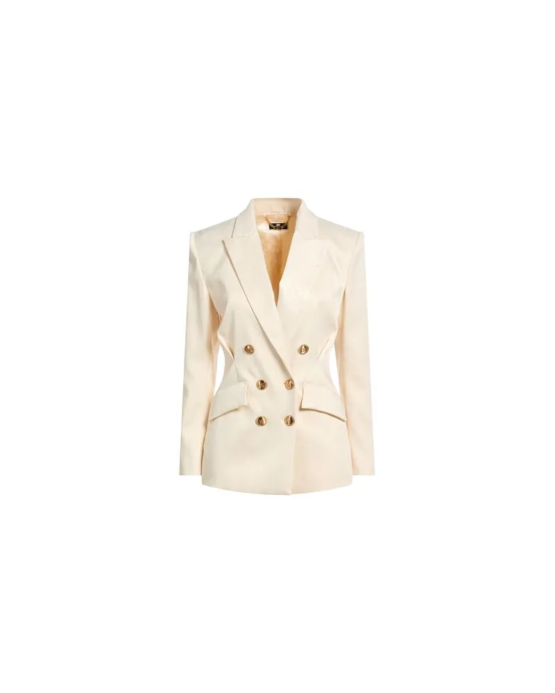 Elisabetta Franchi ANZÜGE und CO-ORDS - Blazersauf YOOX.COM Cremeweiß