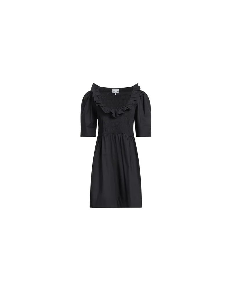 Ganni KLEIDER - Mini-Kleiderauf YOOX.COM Schwarz