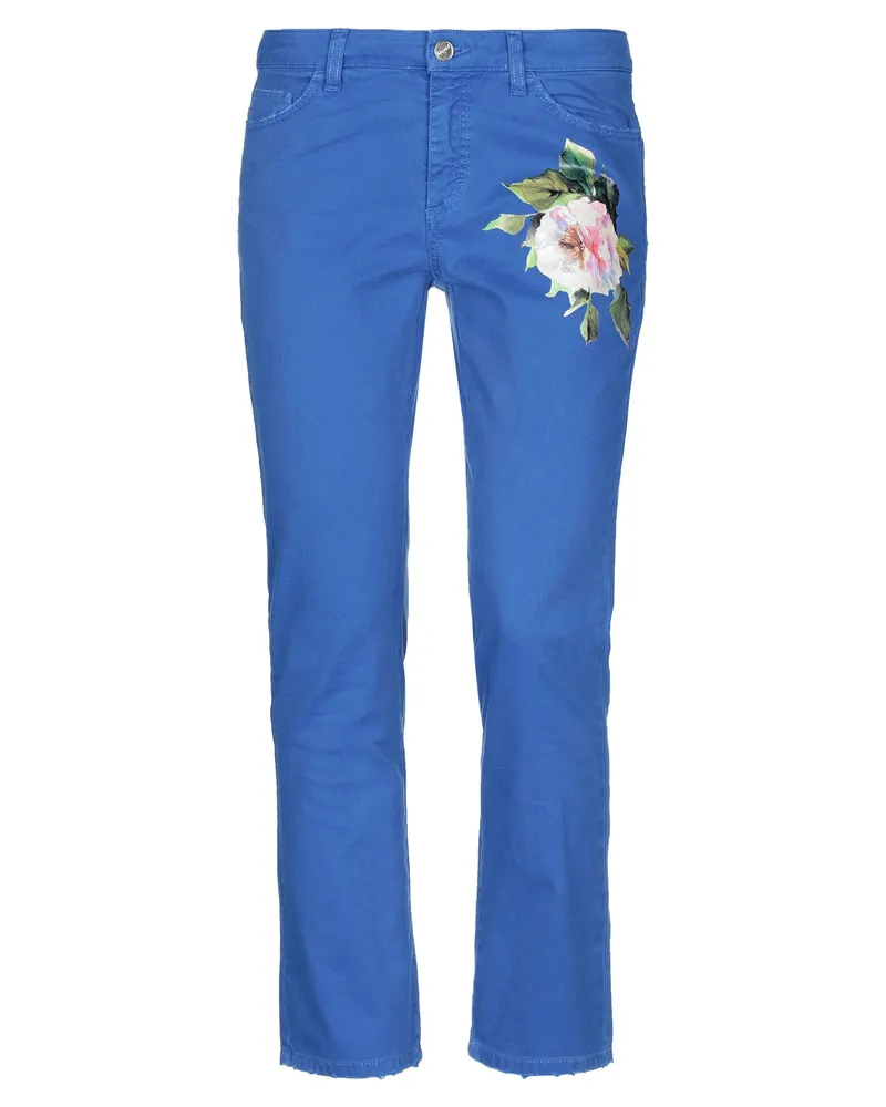 Blumarine Jeanshose Königsblau