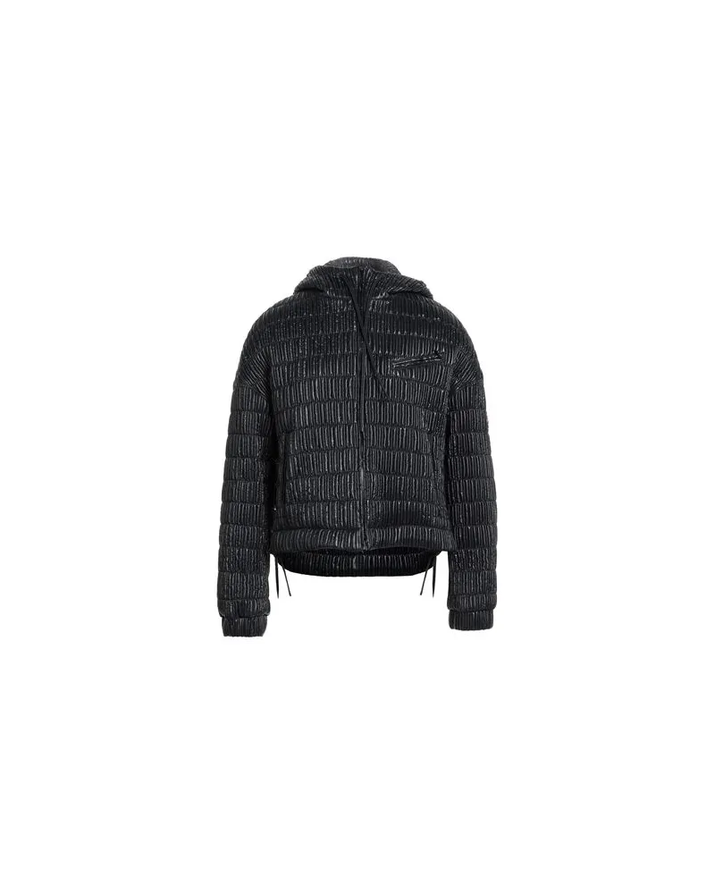 Ferragamo JACKEN & MÄNTEL - Pufferjacken & Daunenjackenauf YOOX.COM Schwarz