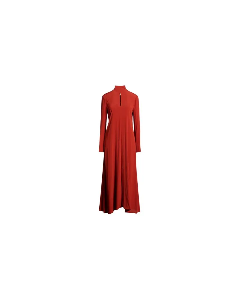 Jucca KLEIDER - Maxi-Kleiderauf YOOX.COM Rostrot
