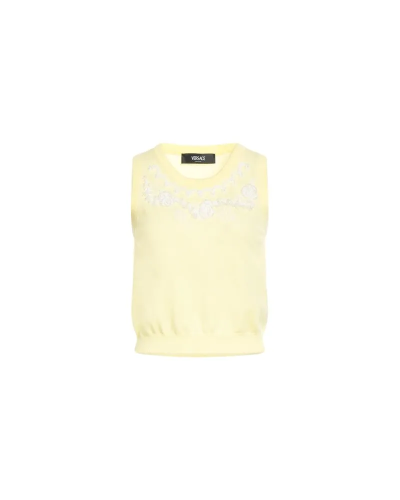 Versace STRICKWAREN - Pulloverauf YOOX.COM Pastellgelb