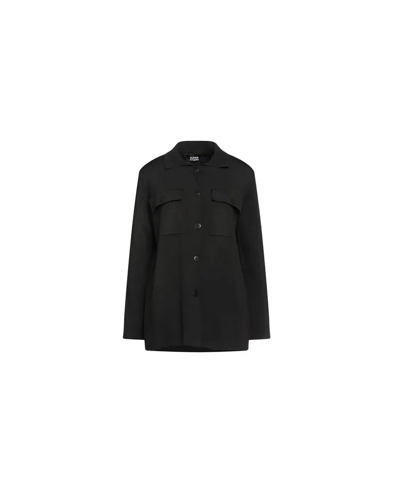 Alpha Studio TOPS - Hemdenauf YOOX.COM Schwarz