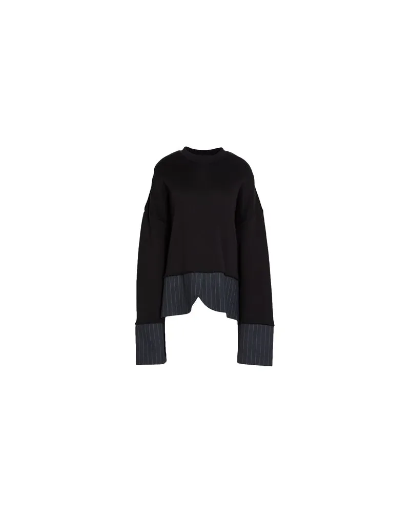 PLAN C TOPS - Sweatshirtsauf YOOX.COM Schwarz