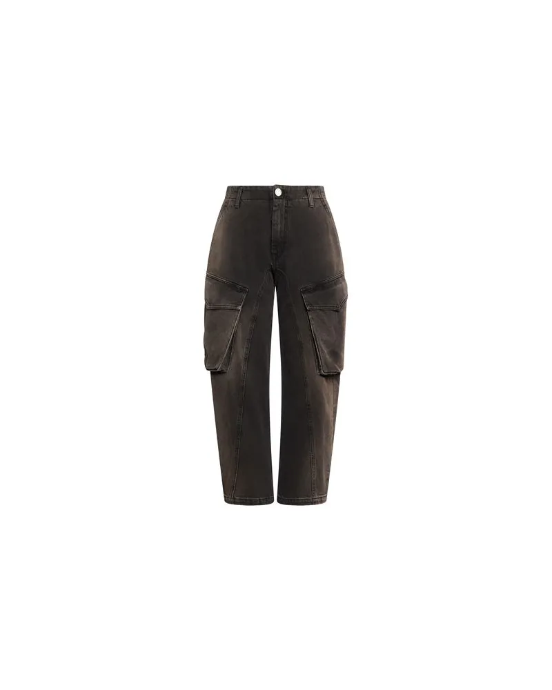 Pinko HOSEN & RÖCKE - Jeanshosenauf YOOX.COM Dunkelbraun